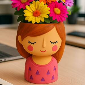 Succulent Kız Saksı 2